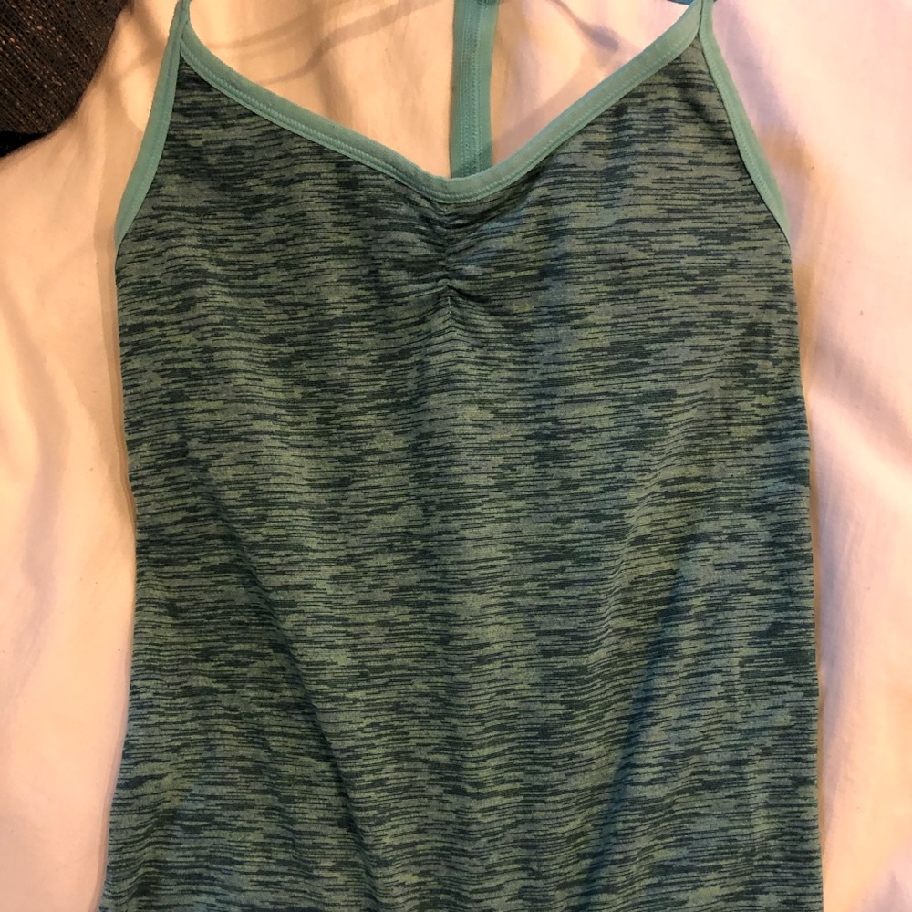 Women’s nike racer back tank, built in sports bra
